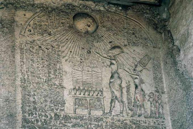 Akhenaten και Nefertiti στη Amarna