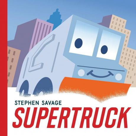 Supertruck - κάλυψη του βιβλίου 2016 Geisel Honor Book για αρχάριους αναγνώστες