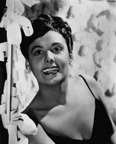 Ασπρόμαυρη φωτογραφία της Lena Horne.