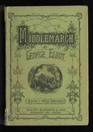 βιβλίο κάλυψη του τόμου 1 του Middlemarch από τον George Eliot