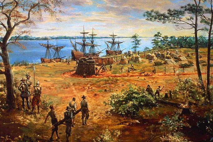 Jamestown Colony, Βιρτζίνια, 1607