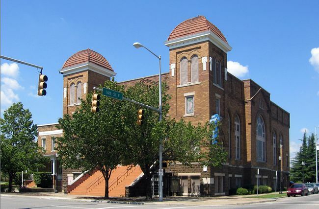 16th Street Baptist Church στο Μπέρμιγχαμ, Αλαμπάμα, Σεπτέμβριος 2005