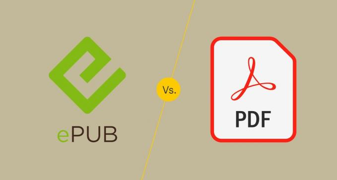 ePUB εναντίον PDF
