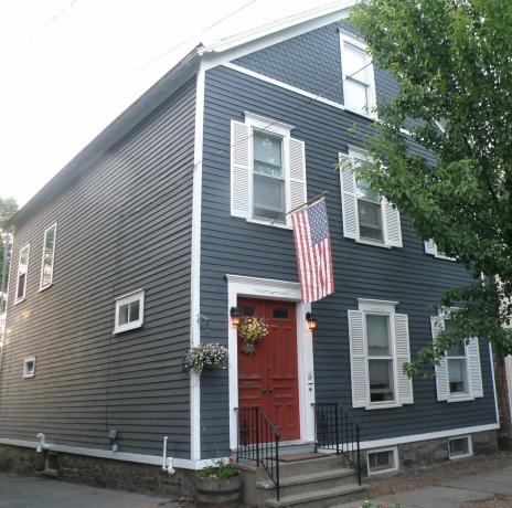 Γκρι και Λευκός Οίκος στο Stockade, Schenectady, NY