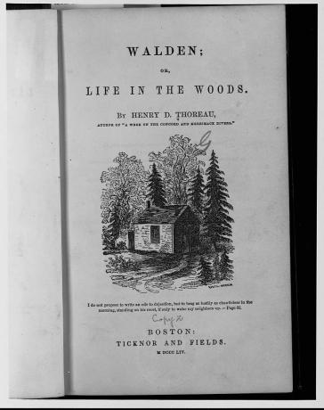 Σελίδα τίτλου από το Walden