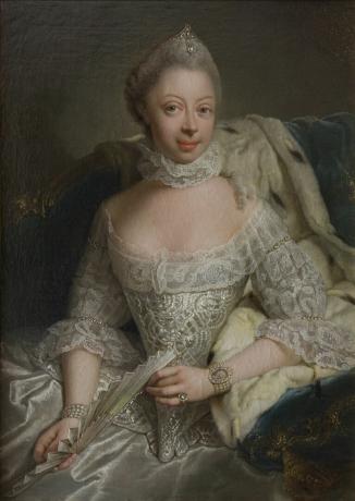 Πορτρέτο της πριγκίπισσας Σάρλοτ του Μεκλενμπούργκ-Στρέλιτζ (1744-1818)