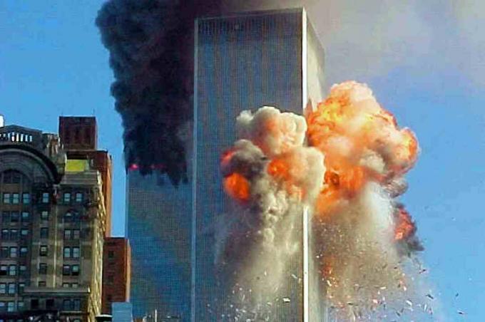 Twin Towers Aflame στις 11 Σεπτεμβρίου 2001