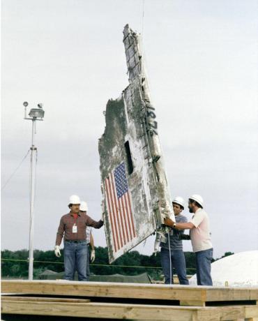 Διαστημικό λεωφορείο Challenger Disaster STS-51L Φωτογραφίες - Εντοπισμός καταστροφών του Challenger