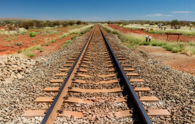 Ιδιωτική σιδηροδρομική γραμμή για σκοπούς εξόρυξης που διαχειρίζεται η Rio Tinto