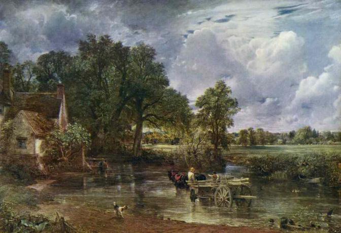 john constable το σανού wain