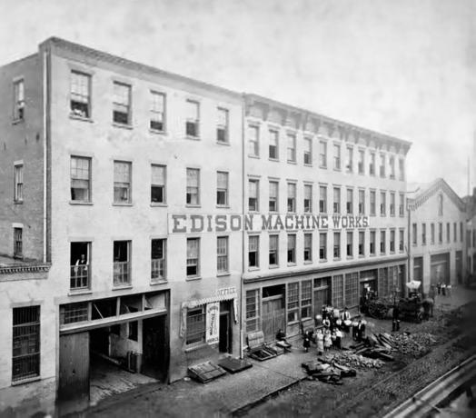 Edison Machine Works στη Νέα Υόρκη, 1881