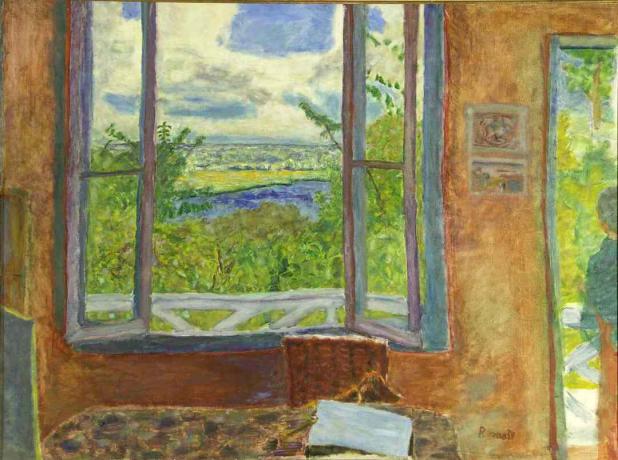 Pierre Bonnard ανοιχτό παράθυρο προς το γρι - γρι