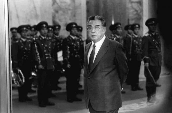 Ο ηγέτης της Βόρειας Κορέας Kim Il Sung