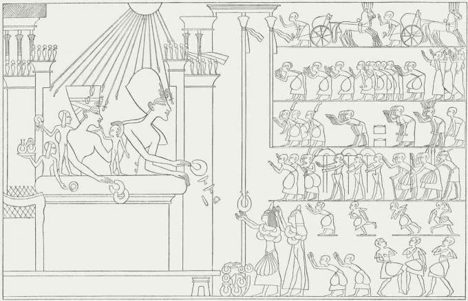 Akhenaten και τα οικογενειακά δώρα που διανέμονται