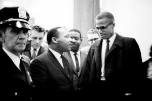 Ο Malcolm X και ο Martin Luther King Jr. συναντιούνται το 1964