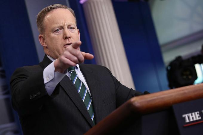 Ο Γραμματέας Τύπου του Λευκού Οίκου Sean Spicer