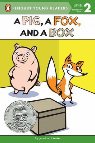 Ένα χοίρο, μια αλεπού και ένα κιβώτιο - κάλυμμα του βιβλίου επιπέδου 2 για αρχάριους αναγνώστες