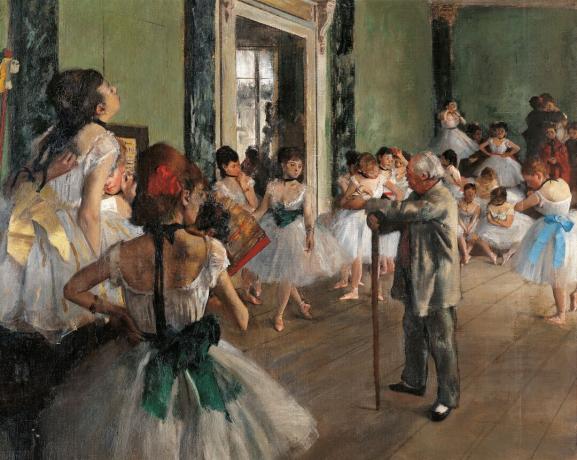 Η τάξη χορού από τον Edgar Degas