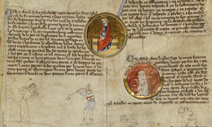 Alfred the Great και Æthelflæd, 13ος αιώνας