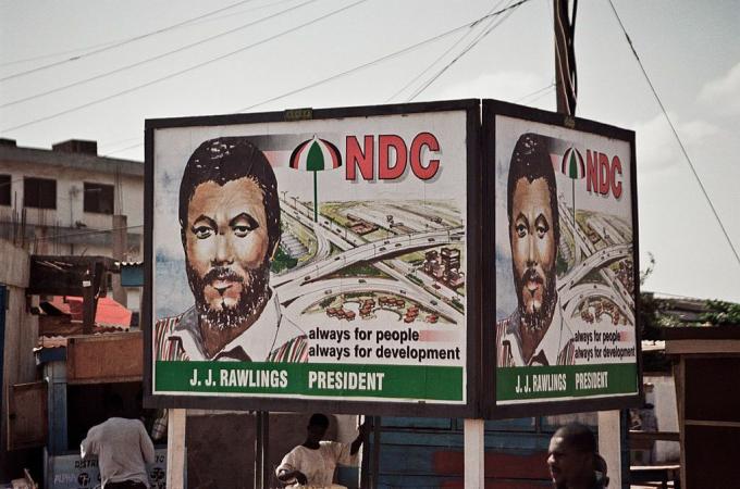 NDC Billboard για τον Jerry Rawlings