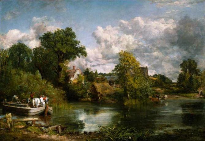 john constable το λευκό άλογο